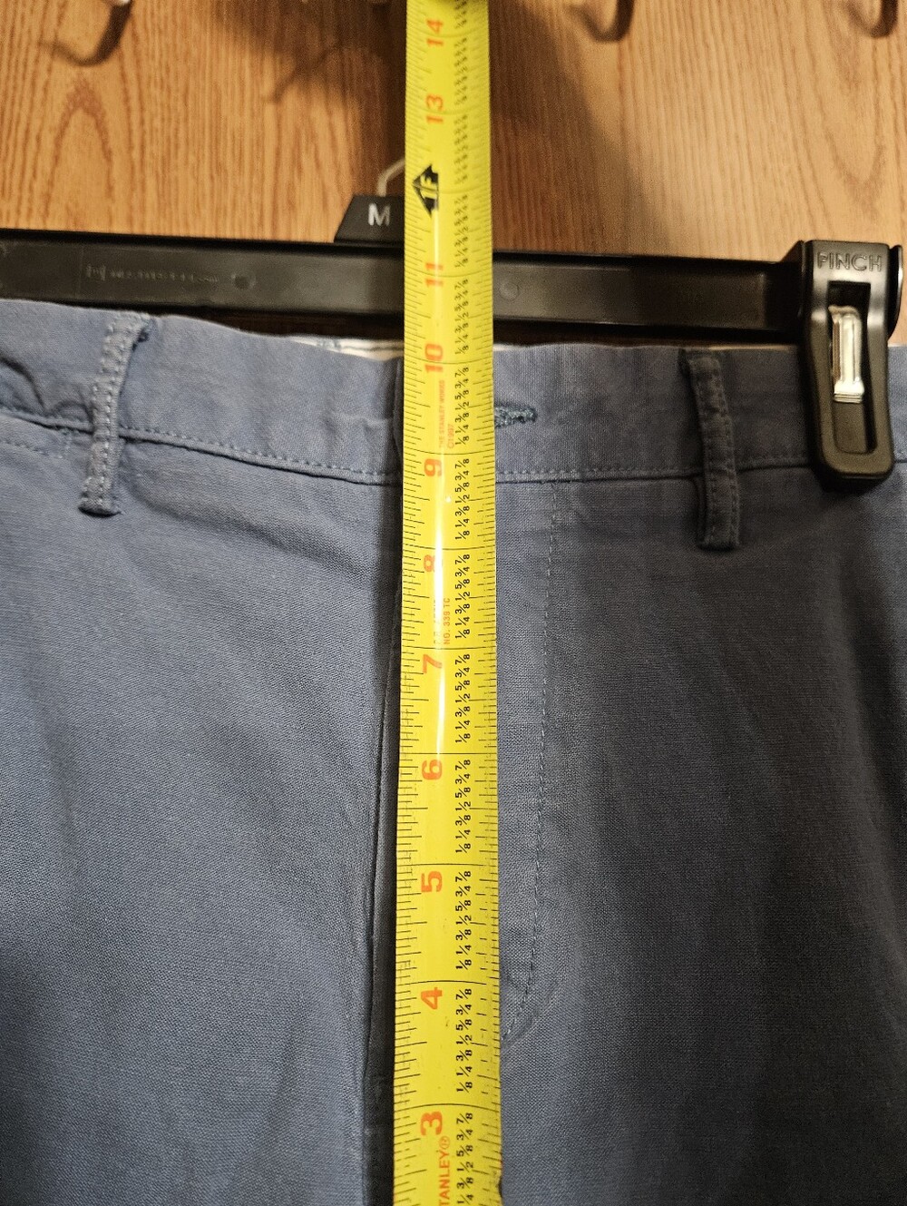Goodthreads Men's Slim Oxford Short Blue 5" Inseam Flat Front Chino Size 32! - Picture 8 of 8